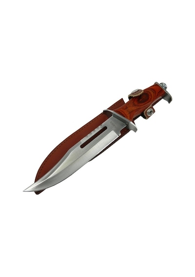 111 Rambo Bıçağı 32 CM - Ahşap Metal Saplı. Perçinli