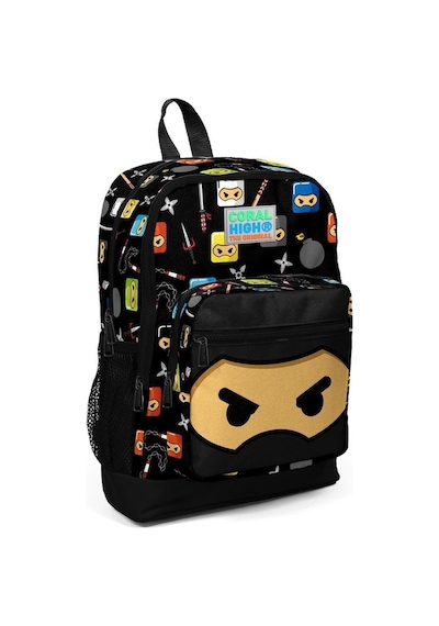 Kids Siyah Ninja Desenli 3 Lü Okul Çanta Seti Set0123473