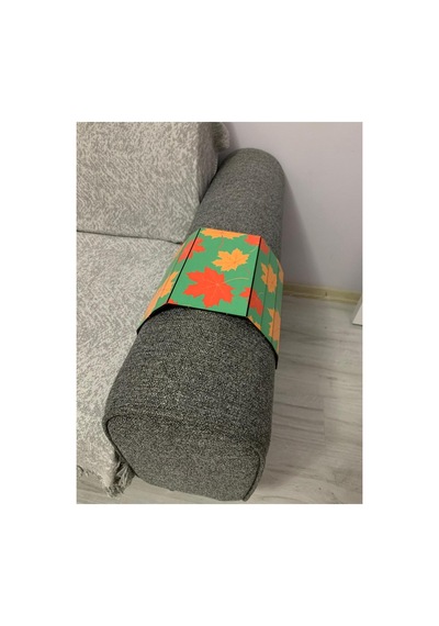 Ahşap Katlanabilir Koltuk Kolçak Tepsisi - Esnek Yan Sehpa Ve Bardak Altlığı - Koltuk Düzenleyici Sonbahar