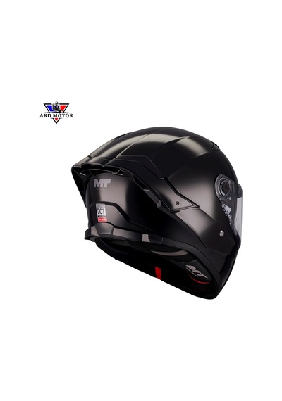 Mt Thunder 4 Sv Puree A1 Parlak Siyah Kapalı Kask Sİyah