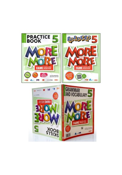 Kurmay Elt More&more 5.sınıf Practıce Book&dictionary + Readers+skills &gramer And Vocabulary 3 Lü Set