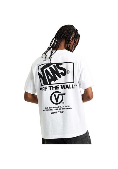 Vans Stacked Hi Ss Tee Erkek Beyaz T-shirt - Vn000pew