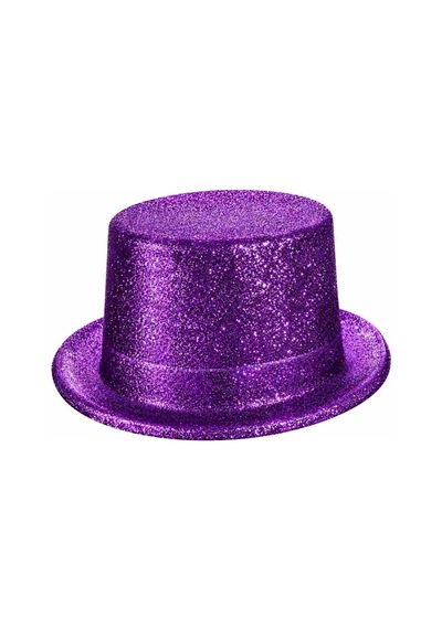 Mor Simli Glitter Silindir Parti Şapkası - Rxlu-571197 18