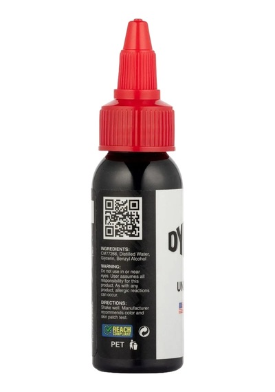 Dynamic Union Black 1oz Siyah Dövme Boyası Reach Uyumlu Profesyonel Tattoo Ink