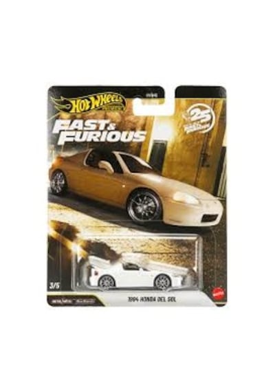 Hot Wheels Premium 25 Years Fast & Furious 1994 Honda Del Sol Hnw46 Jhw63