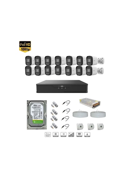 Unv Full Hd 14 Kameralı Set Sesli