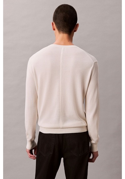 Calvin Klein Erkek Kazak Ekru