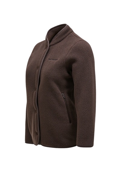 Peak Performance W Fleece Snap Cardigan Kadın Kahverengi Outdoor Polar G78131180 Kahverengi