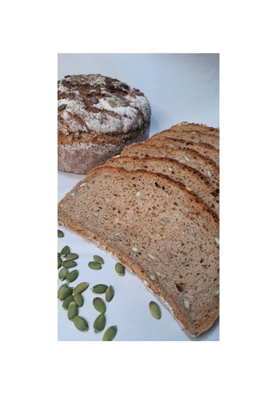 Alman Kürbiskernbrot - Kabak Çekirdekli Çavdar Ekmeği 980 Gr