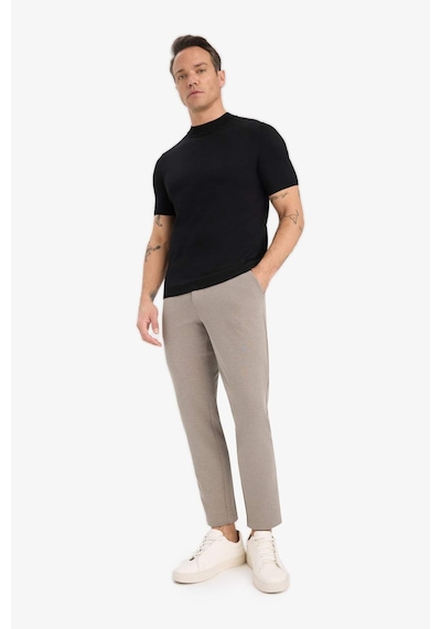 Defacto Jogger Fit Cepli Esnek Kumaş Düz Paça Pantolon T6317az25aubg404 Bej