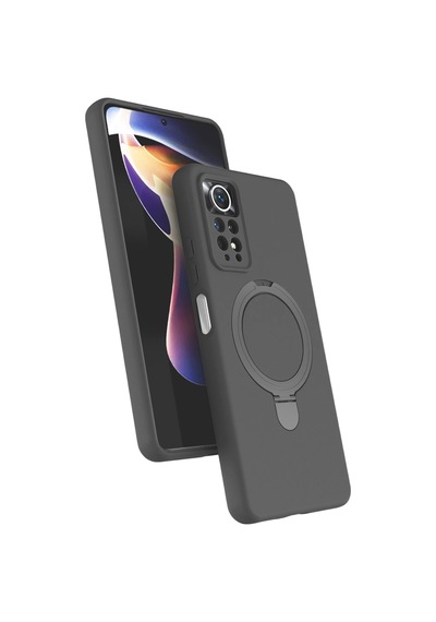 Newface - 584 - Xiaomi Redmi Note 12 Pro 4g Regal Magsafe Standlı Kapak - - Csmo-tex - Titan Gri Diğer