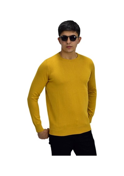 Erkek Spor Düz Sıfır Yaka Kazak R22920 Bgl-st03182 001