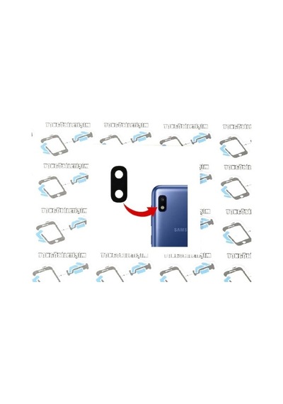Samsung Uyumlu Galaxy A10 (A105) Arka Kamera Camı Lens Yapışkanlı (248515816)