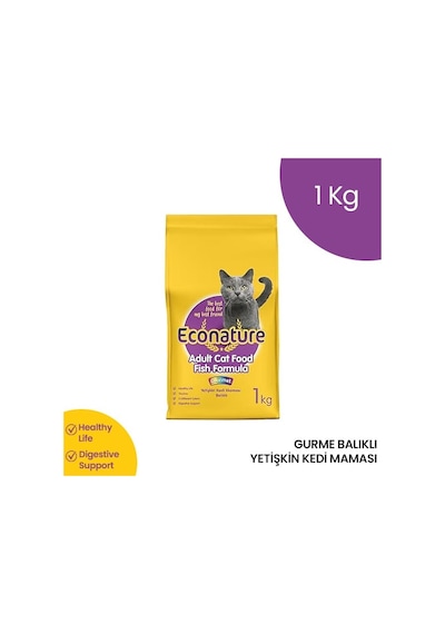 Econature Yetişkin Gurme Kedi Maması 1 Kg En Az 3 Adet