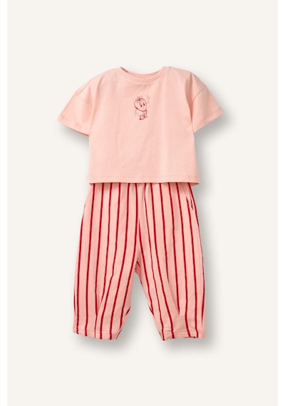 Defacto Meyve Baskılı 2li Takım Kız Bebek H2661a526sppn153 Pembe-pn153
