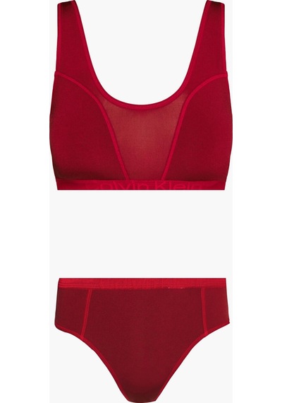 Calvin Klein Underwear Gıft Set Kadın Kırmızı Bralet Set