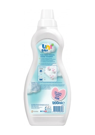 Uni Baby Pudra Kokulu Hipoalerjenik Konsantre Çamaşır Yumuşatıcı 1200 ML