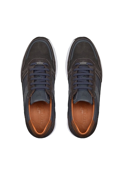 Gri Sneaker Erkek Ayakkabı -12687--süet Çok Renkli