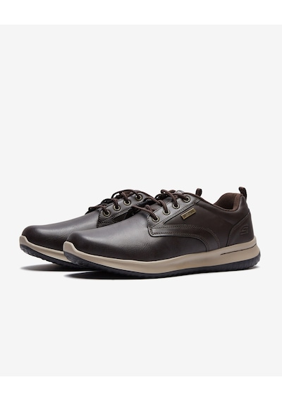 Skechers Delson - Antigo Erkek Kahverengi Günlük Ayakkabı 65693 Choc Kahve Kahverengi