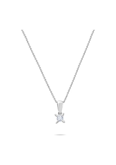 0.15 Karat Tektaş Pırlanta Kolye - Hrd Sertifikalı 75649503