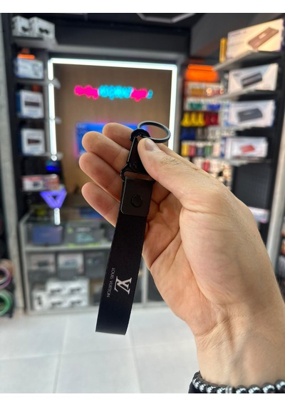 Siyah Louis Vouitton Bez Anahtarlık