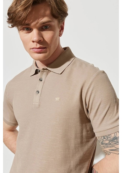 Wrangler Erkek Polo T Shirt W231325614 Vizon