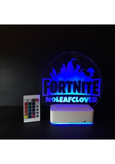 Sevgiliye Hediye Fortnite Masaüstü 3D Led Lamba