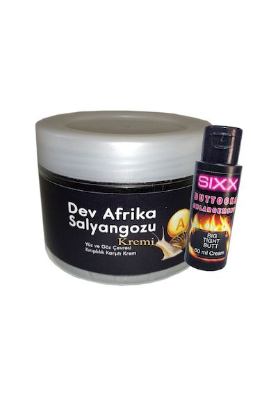 Giant 100ml Krem Dev Afrikasalyangozu Anti-aging + Sıxx Kalçaşekillendirme Kremi 60 Ml
