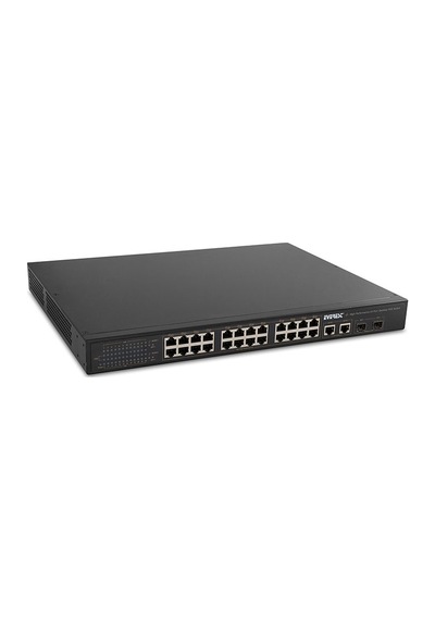 Everest Esw-2426pa-450g 24port 2x Uplink 2x Sfp Fiber 802.3af/at 450w Full Gigabit Poe Ethernet Switch