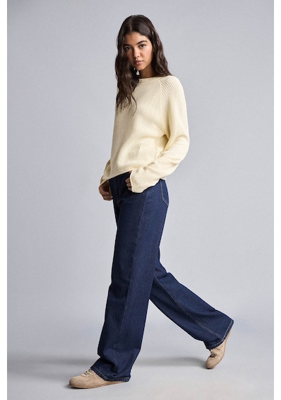Defacto Wide Leg Mavi Kadın Jean Pantolon H7793ax/nm82