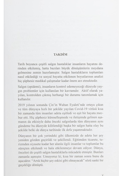 Epidemik Toplum: Koronavirüsün Türkiye De Toplumsal Etkileri