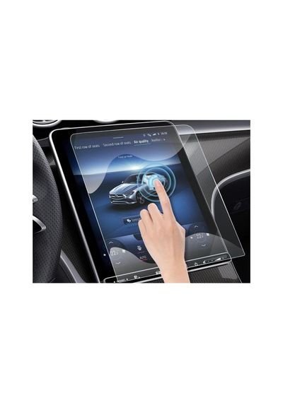 Mercedes S400 Uyumlu 12.8 İnç Araç Ekran Koruyucu Multimedya Nano 9h Kırılmaz Şeffaf