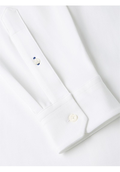 Tommy Hilfiger Performance Pıque Oxford Erkek Beyaz Uk Gömlek - Mw0mw41781