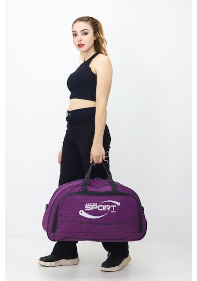 Probag Kabin Boy Hostes Tipi Spor Valiz Seyahat Tatil El Ve Omuz Askılı Günlük Kullanım Ve Kıyafet Çantası Mor