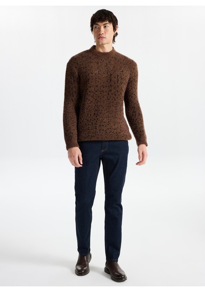 Mustang Kahverengi Erkek Loose Fit Kazak M5wm-kzk1557 Kahve