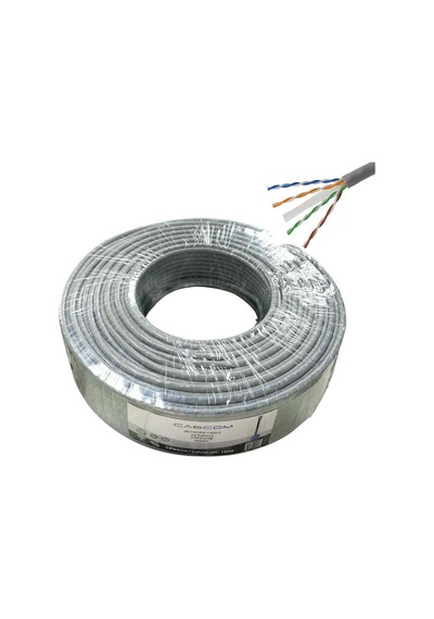 Cabcom Cat6 23awg 100mt Utp-lzsh Network Kablosu - Gri 305 Metre