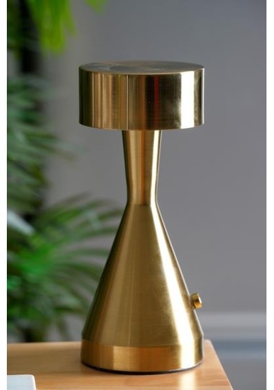 Acar Dekoratif Gold Metal Masa Lambası - 22 Cm Acr-490 Gold
