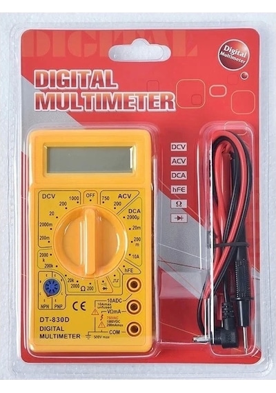 Dijital Ölçü Aleti Dt - 830d Multimetre Avometre