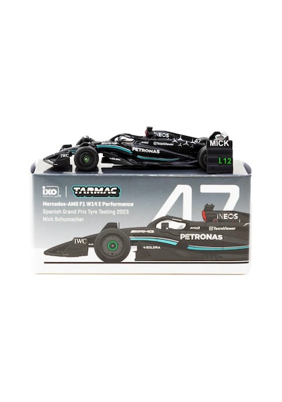 Tarmac Works 1/64 Mercedes-amg F1 W14 E Performance Spanish Grand Prix Tyre Testing 2023 Mick Schumacher Std