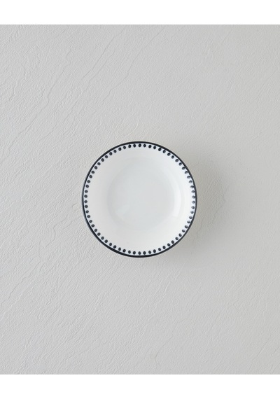 English Home Black Dots Porselen Çerezlik 11 Cm Siyah - Beyaz Siyah - Beyaz