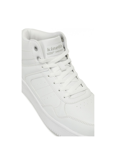 Kinetix Lowner Pu Hı 5pr Beyaz Unisex High Sneaker Beyaz-a Grı