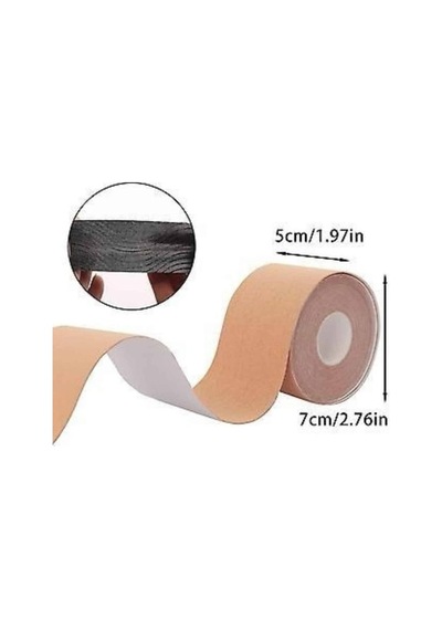 Erdo01ticaret Toparlayıcı Göğüs Bandı Şekillendirici Ten Rengine Uygun Esnek Hassas Ciltlere Uygun Açık Bej