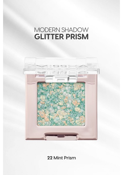 Topaklanmayan, El Yapımı Glitter Far Modern Shadow Glitter Prism No.22 Mint Prism 22