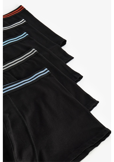 Penti Erkek Renkli Solid Black Çoklu Boxer