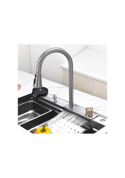 Krome Teknolojik Akıllı Eviye Seti Kombine Basic Saten Krm1010-Br