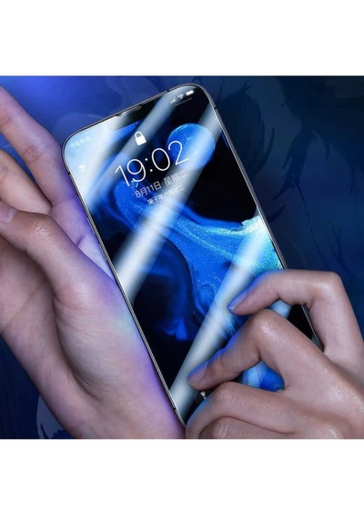 Apple Uyumlu iPhone 13 Pro Max  9d Tam Kaplayan Parmak Izi Bırakmayan Ekran Koruyucu Film