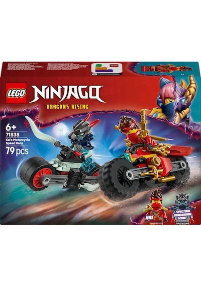 LEGO® NINJAGO® Kai’nin Motosiklet Hız Yarışı 71838 - 6 Yaş ve Üzeri Çocuklar için Yaratıcı Oyuncak Yapım Seti (79 Parça)