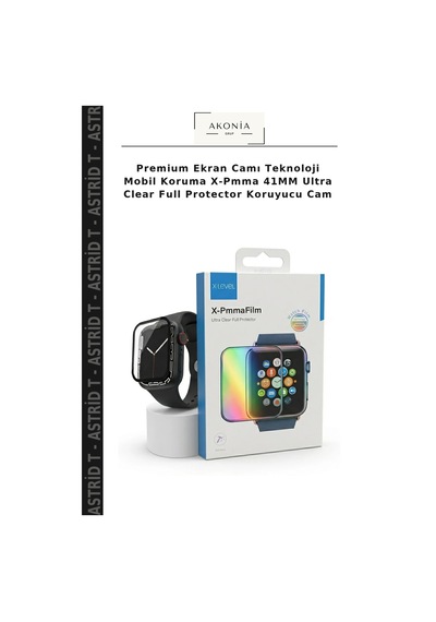 Premium Ekran Camı Teknoloji Mobil Koruma X-pmma 41mm Ultra Clear Full Protector Koruyucu Cam