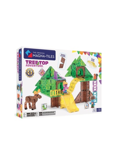 Magna-tıles - Tree Top Adventure Manyetik Bloklar - 42 Parça