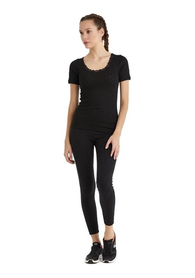 Blackspade Kadın Kısa Kol Level 1 Siyah Thermal C7t6n2o1 001